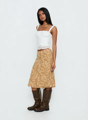 Moses Midi Skirt Paisley