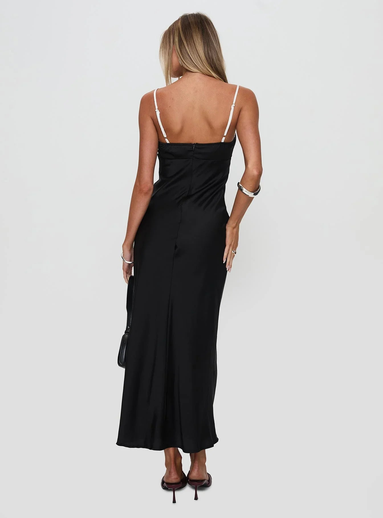 Vasiliki Maxi Dress Black White
