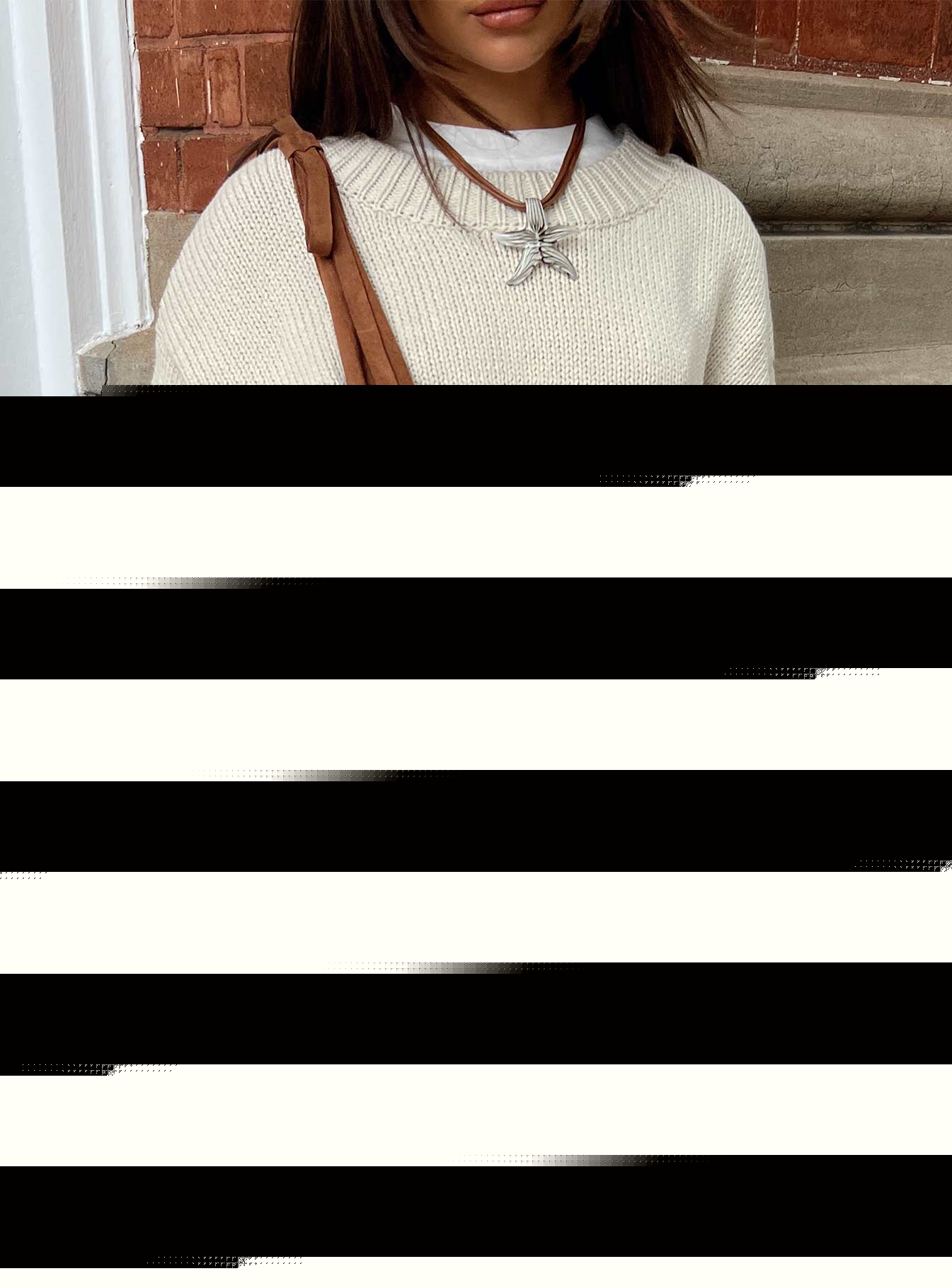 Harmony Balloon Sleeve Knit Sweater Beige