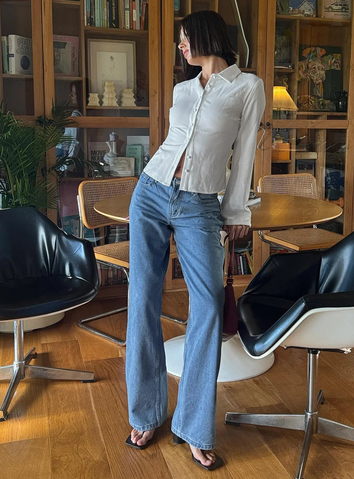 Maryanne Mid Rise Relaxed Jeans Mid Wash Denim Tall