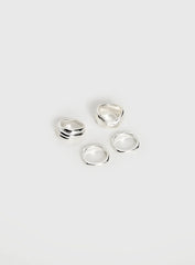 Crowded Room Ring Pack Silver