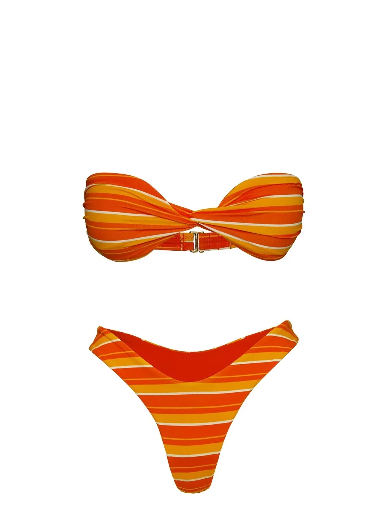 Tamrali Bikini Bottoms Orange Stripe