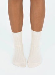 Janice Socks Beige