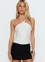 Selyna Tassel Detail Bodysuit Butter