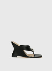 Gifted Thong Heels Black