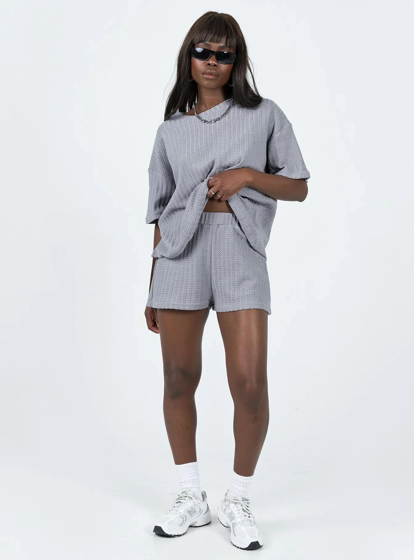 Cammie Knit Set Grey