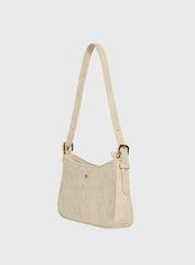 Peta Jain Lilu Bag Cream Faux Suede