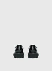 Face The Wind Faux Leather Loafers Black