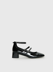Berta Heels Black Patent