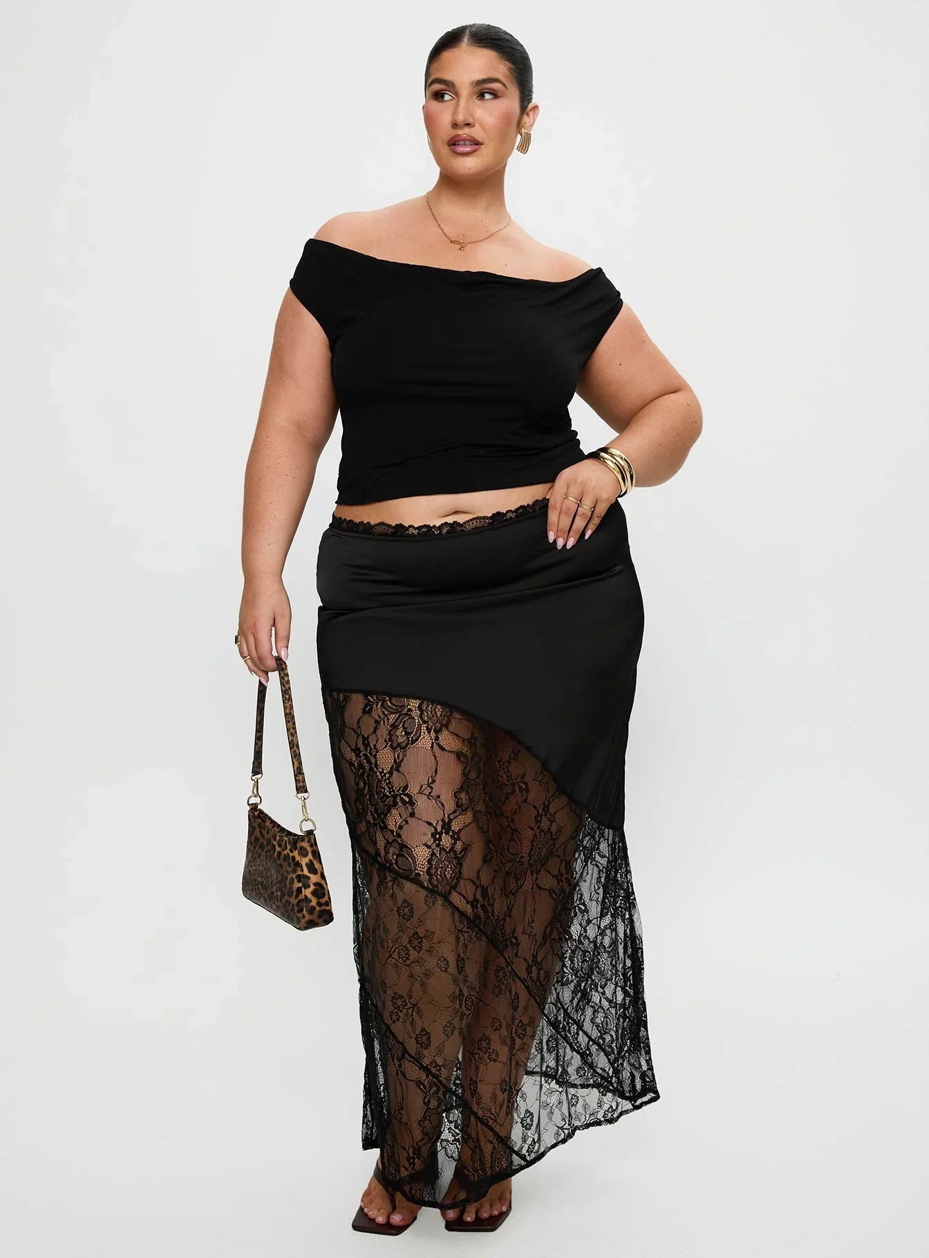 Irina Multi wear Top Black Curve