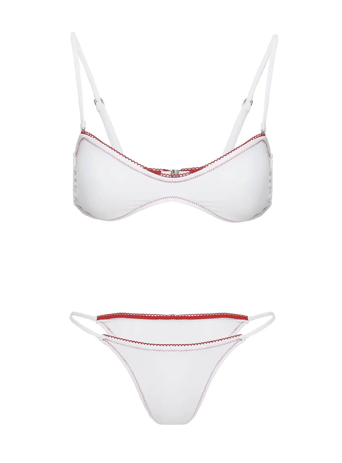 Othella String Bikini Bottoms White Red