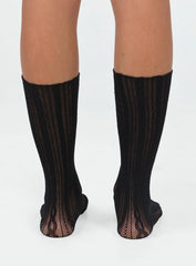 Every Woman Socks Black