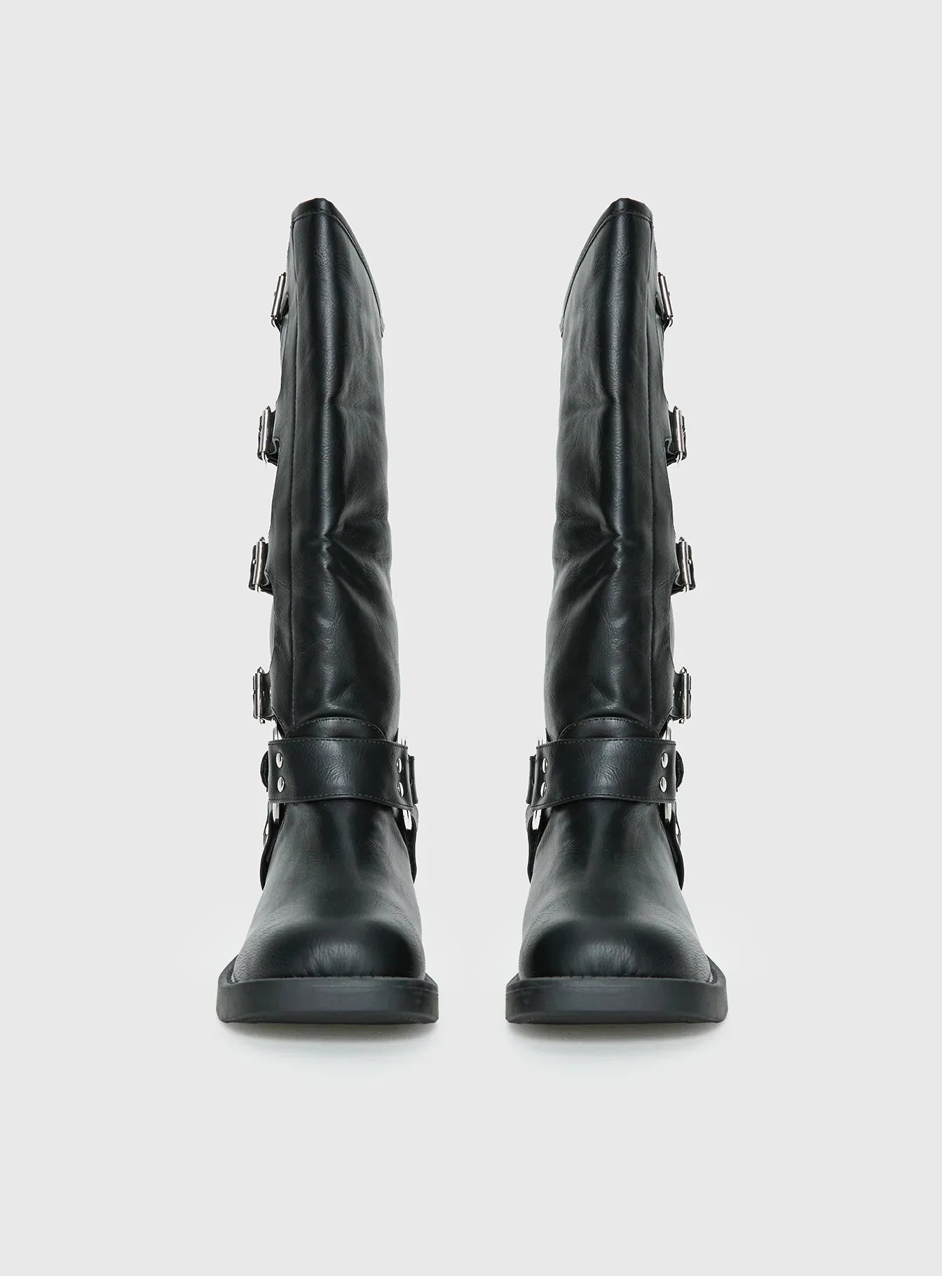 Buckle Down Boots Black