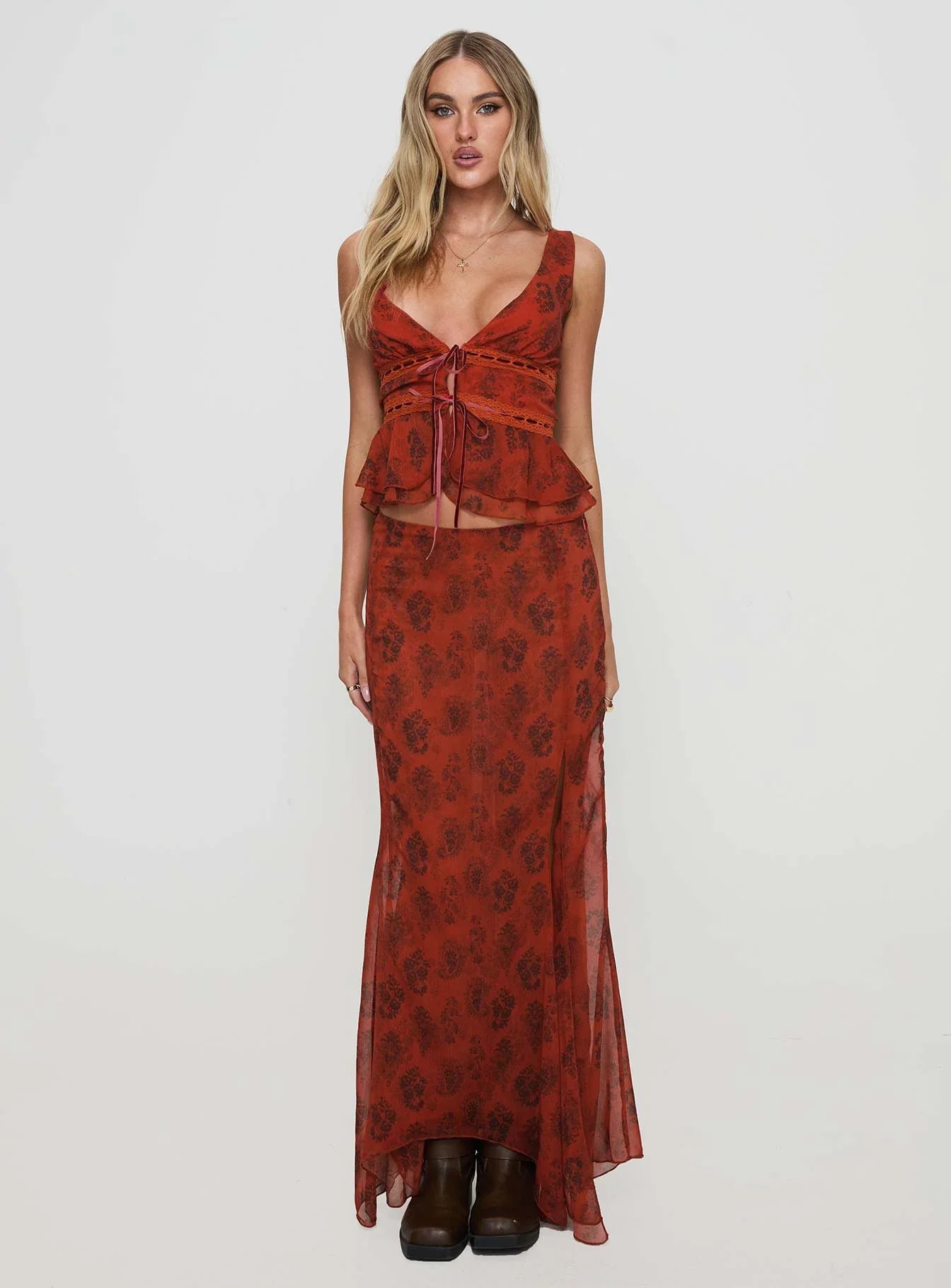 Nikolise Top Red