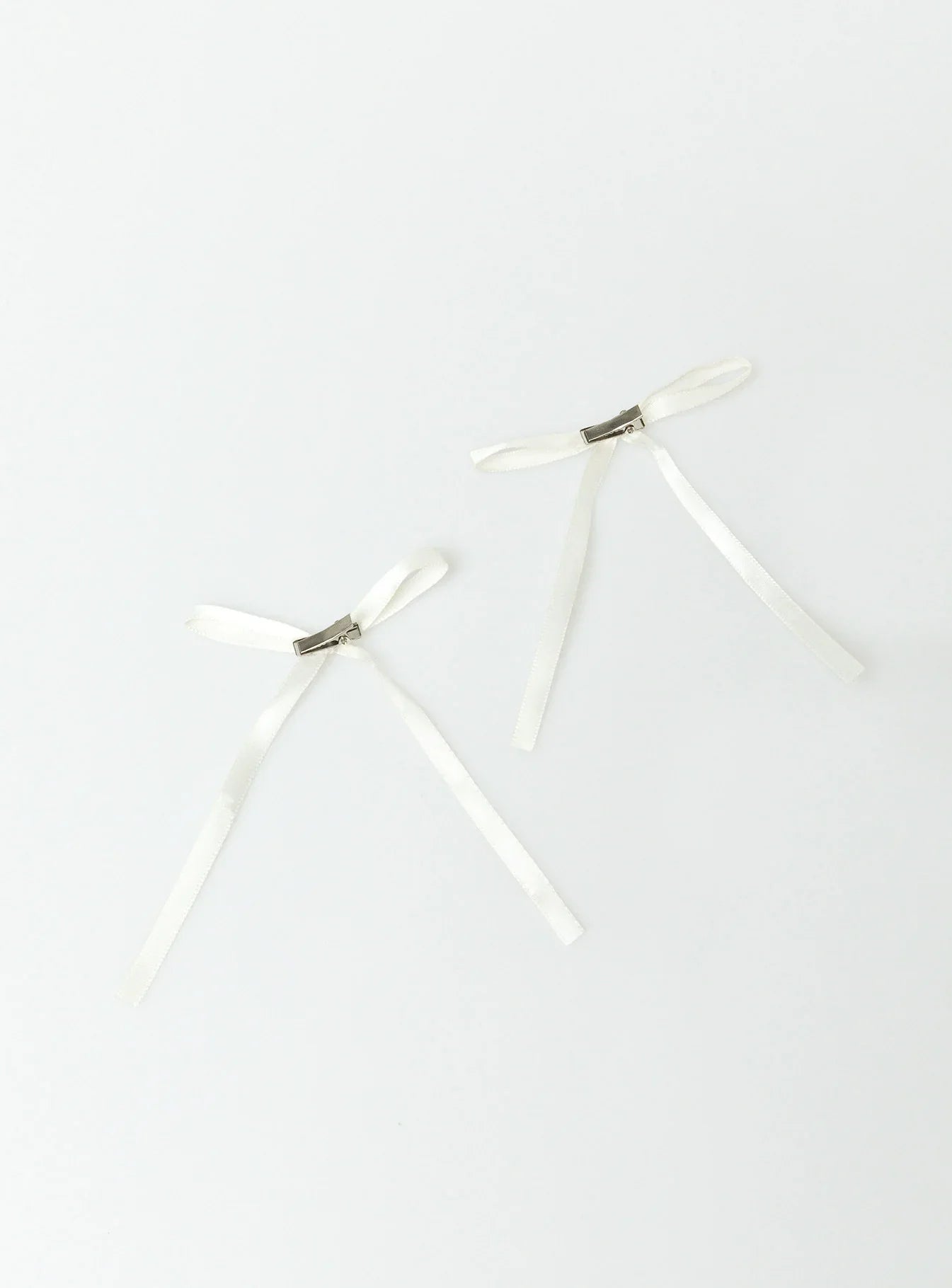 Dee Hair Bows White