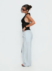 Parklea Pants Blue White Stripe
