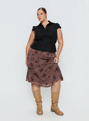 Moses Midi Skirt Multi Curve