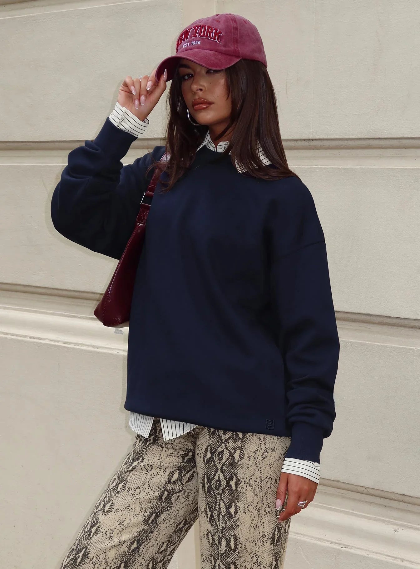 All Day Crewneck Sweatshirt Navy