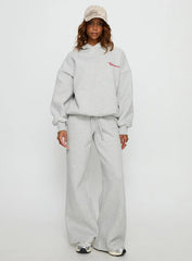 Princess Polly Stargirl Hoodie Grey Marle
