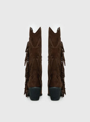 Therapy Chaos Cowboy Boots Brown