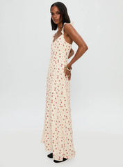 Maryana Maxi Dress Cream Multi