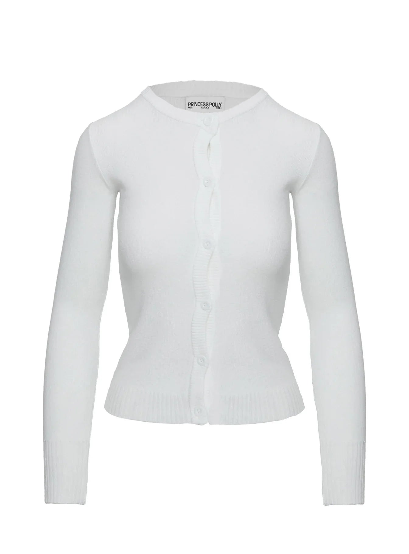Lauraine Cardigan White