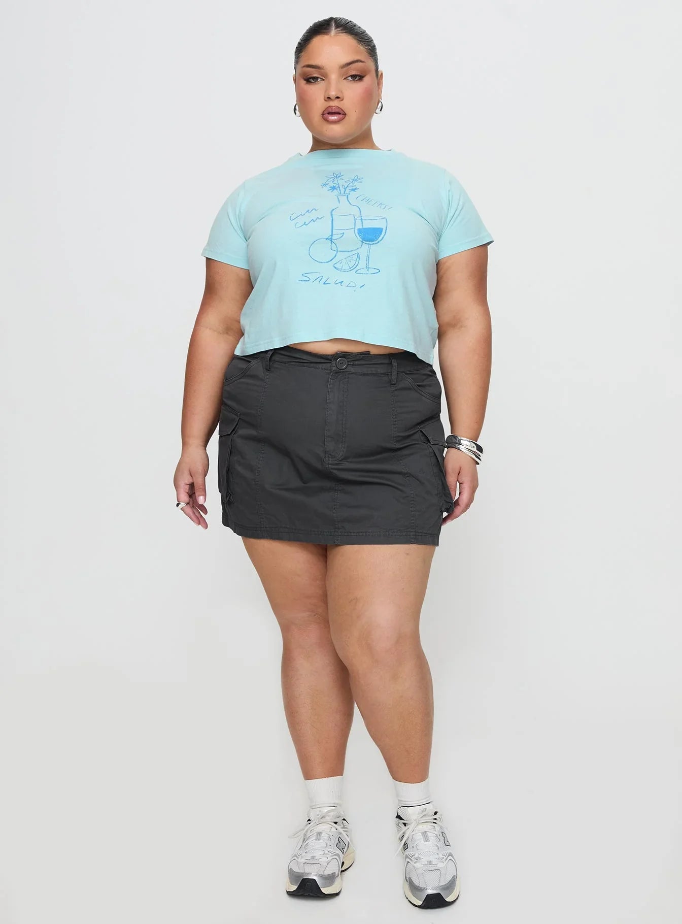 Cheers To You Tee Blue Curve