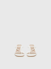 The Becka Heels White