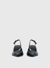 Billini Anaya Pointed Toe Heels Black Gold