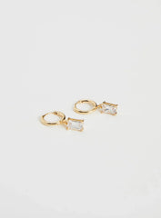 Carlington Gold Plated Teardrop Earrings Gold