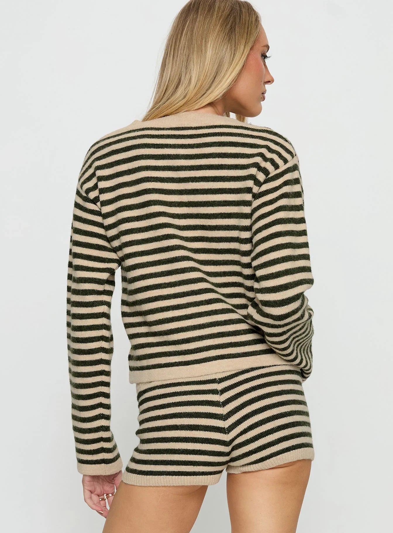 Kollens Knit Cardigan Beige Multi